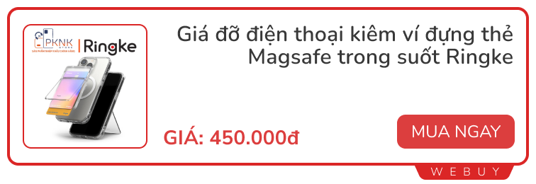 Ví thẻ Magsafe kiêm chân đế Wiwu rẻ bằng 1 nửa nhưng “ngon” hơn Moft, chỉ 1 điểm trừ duy nhất- Ảnh 28.