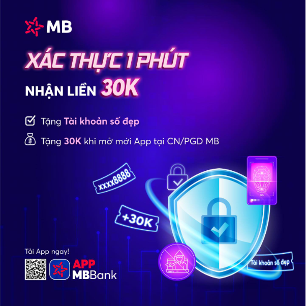 Chiều khách tới bờ tới bến, MB hỗ trợ sinh trắc học 1 phút, tặng liền 30K cho khách hàng mới- Ảnh 3.