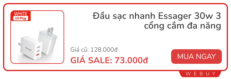 Tai nghe, phụ kiện ô tô, cáp sạc... lại sale: Giá chỉ từ 37.000 đồng- Ảnh 6.