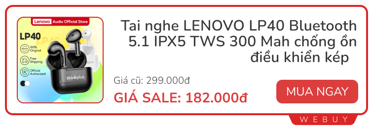 Tai nghe, phụ kiện ô tô, cáp sạc... lại sale: Giá chỉ từ 37.000 đồng- Ảnh 1.