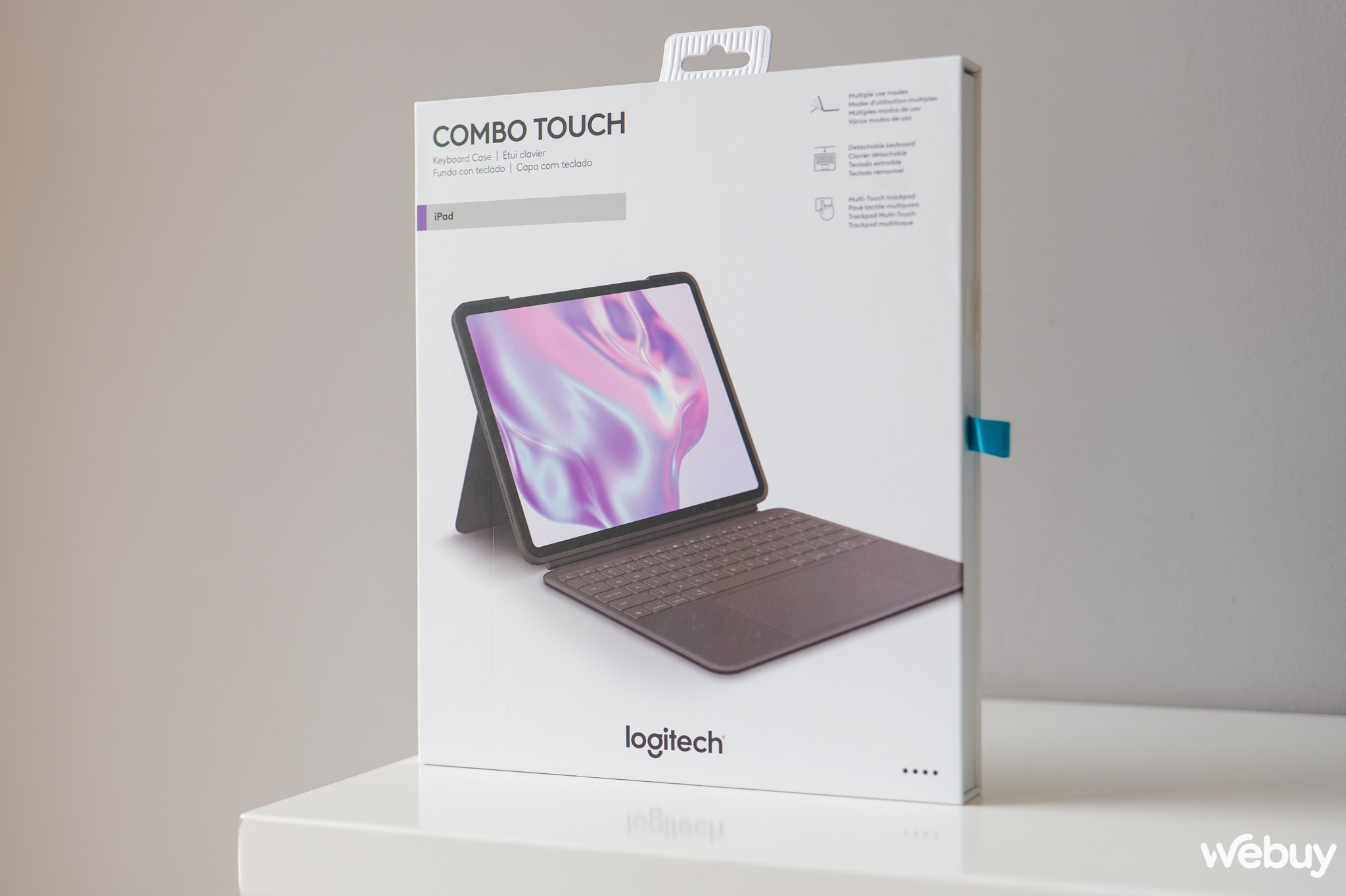 "Đập hộp" ốp kiêm bàn phím Logitech Combo Touch cho iPad Pro M4: Đã nhẹ còn tiện hơn Apple Magic Keyboard?- Ảnh 2.