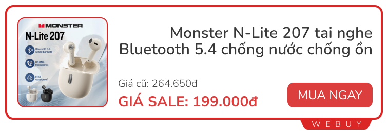 5 mẫu tai nghe đang sale to dưới 200.000 dịp cuối tháng- Ảnh 4.