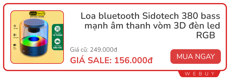 6 Deal loa kèm đèn led lung linh: Vừa nghe nhạc vừa tiện làm đồ trang trí, giá chỉ hơn trăm nghìn- Ảnh 4.