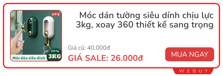 10 Deal đồ gia dụng cực cần thiết, giá rẻ như cho: 50.000 đồng mua được vài món- Ảnh 8.