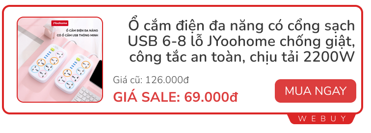 Vợt deal tai nghe, bộ cáp sạc, ổ cắm: Món nào cũng rẻ, đắt nhất chỉ 104.000 đồng- Ảnh 7.