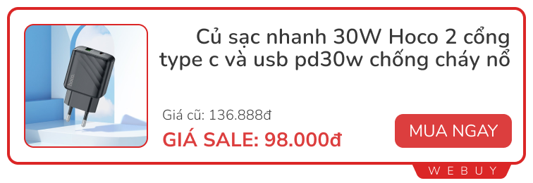 Vợt deal tai nghe, bộ cáp sạc, ổ cắm: Món nào cũng rẻ, đắt nhất chỉ 104.000 đồng- Ảnh 4.