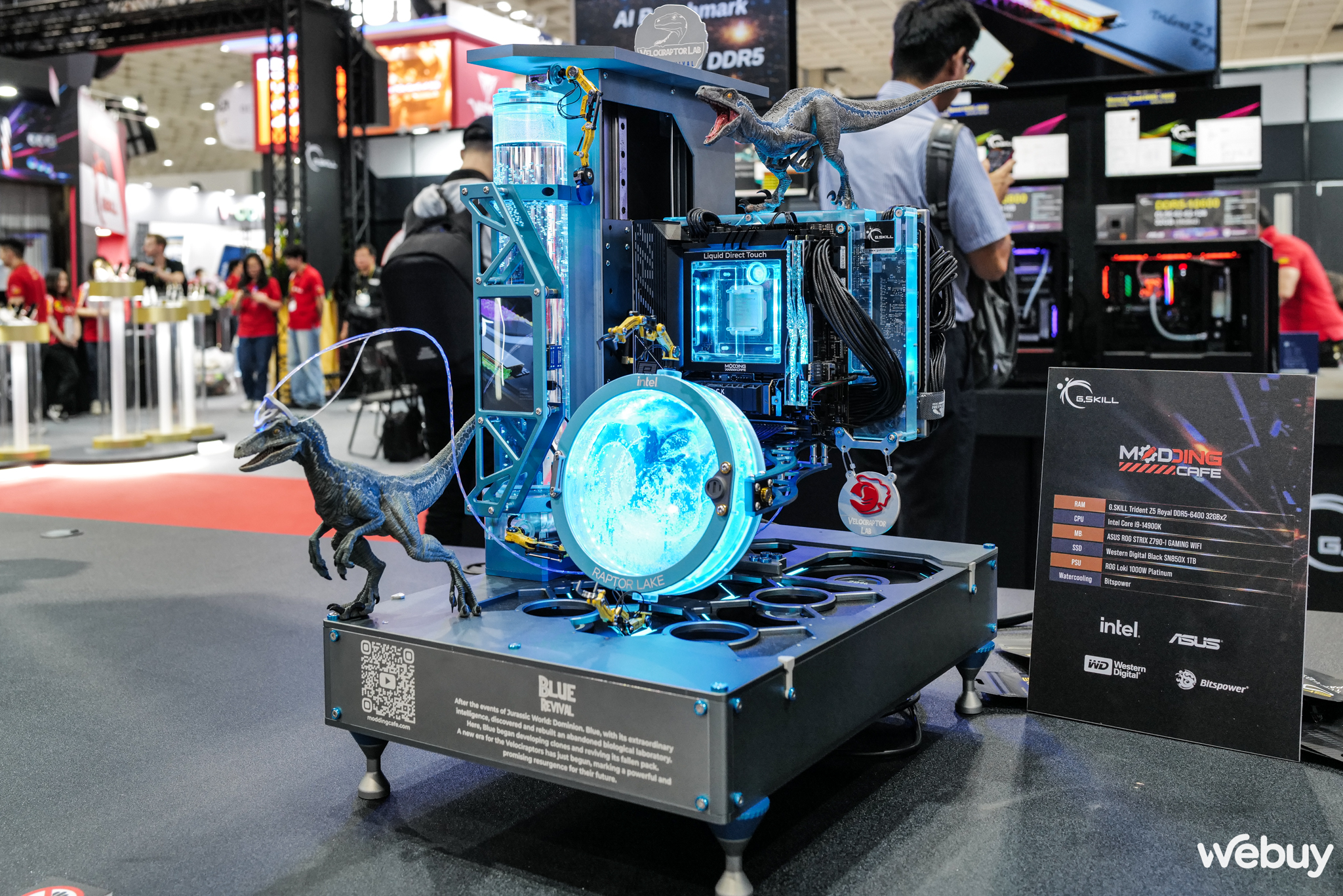 Ngắm trọn hai bộ case PC cực độc đáo của "phù thủy" Nhện Hổ Phách tại Computex 2024- Ảnh 3.