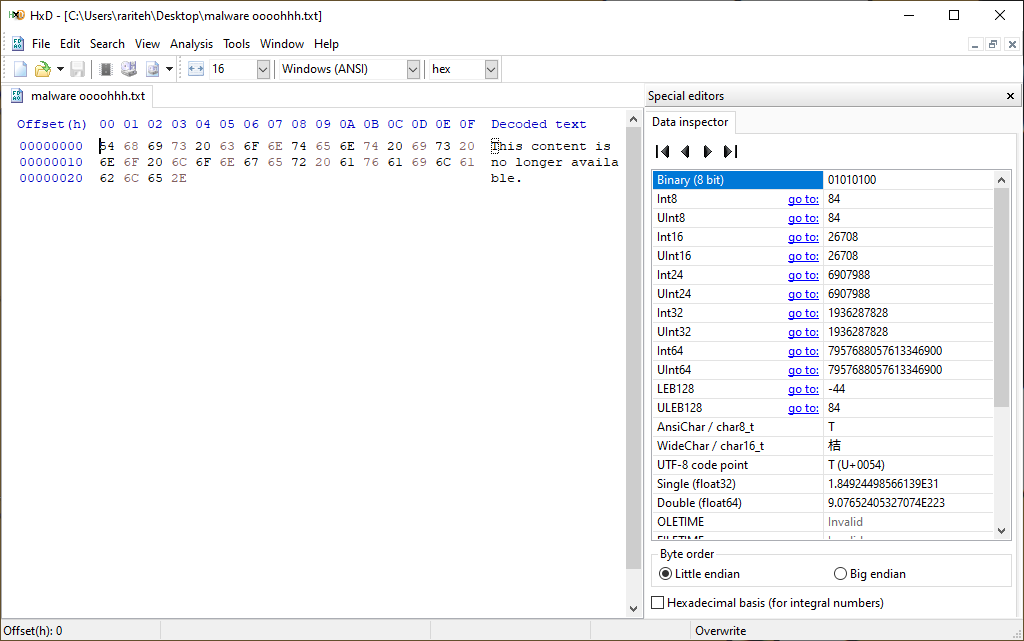 Microsoft Defender nhận diện đoạn văn bản tạo bằng Notepad là virus- Ảnh 1.