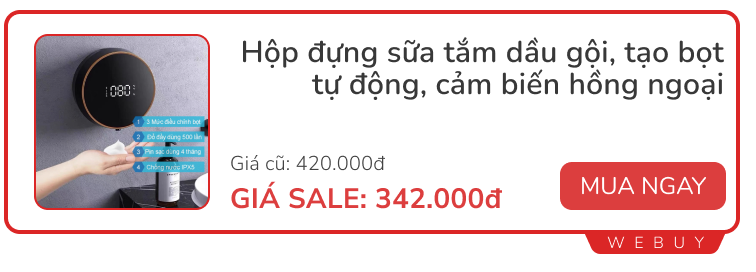 Loạt phụ kiện đang sale cho nhà tắm thông minh: Vừa sạch đẹp lại cực hợp với hội người lười- Ảnh 2.