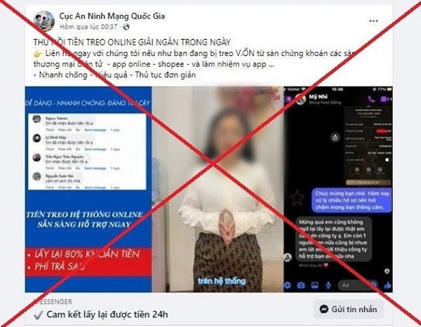 Người dân tuyệt đối không tin vào dịch vụ "hỗ trợ lấy lại tiền lừa đảo" trên MXH- Ảnh 1.