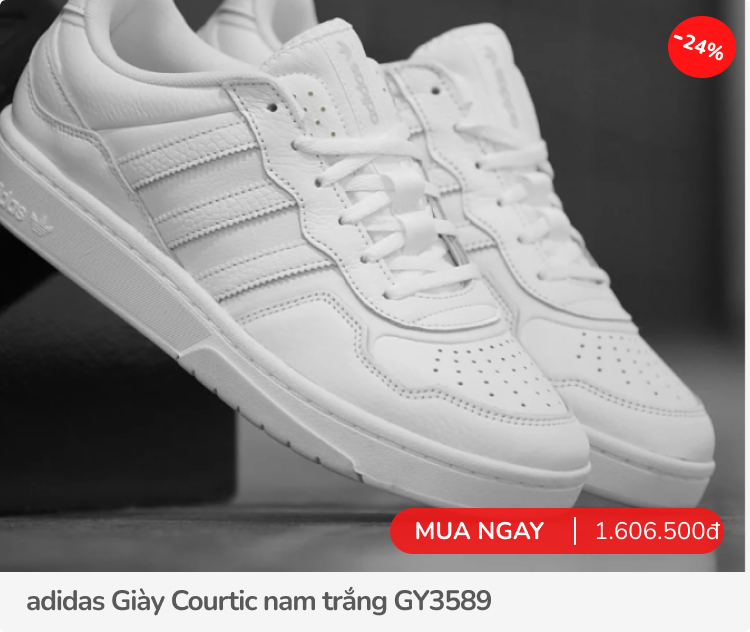 Giày adidas, combo áo, quần, tất... sale "kịch trần": Có món chỉ 57.900 đồng- Ảnh 1.